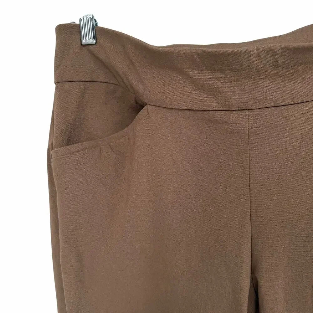 Chico’s Brown Josie Perfect Stretch Slim Leg Pull On Pants (2/12) - Picture 4 of 6